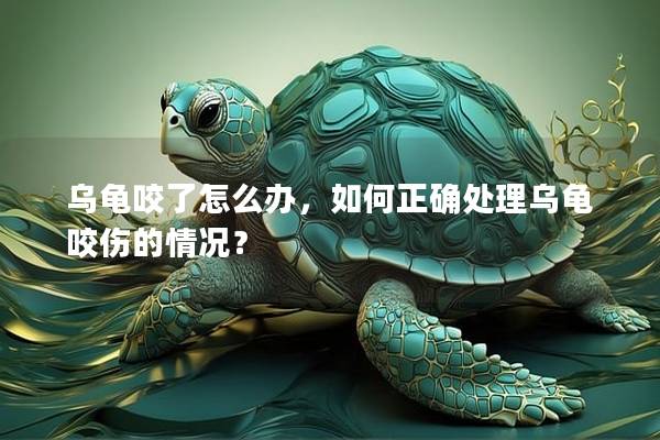 乌龟咬了怎么办，如何正确处理乌龟咬伤的情况？